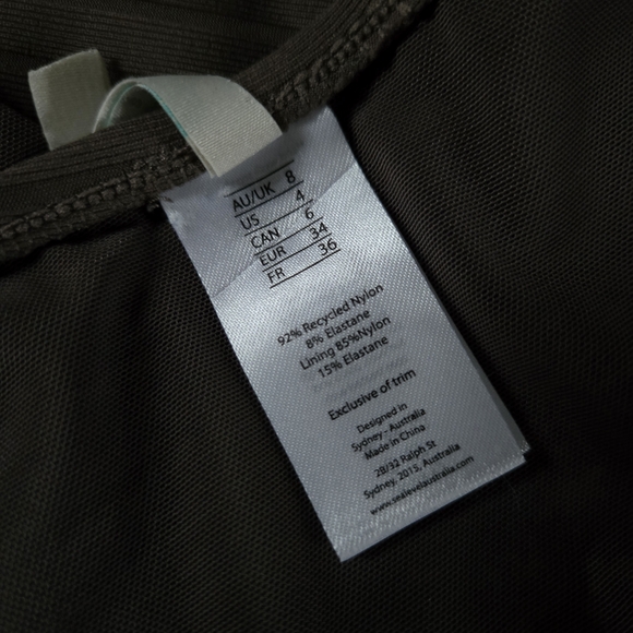 Sea Level Swim Vesper One Shoulder Swimsuit Size 4 - Picture 12 of 12